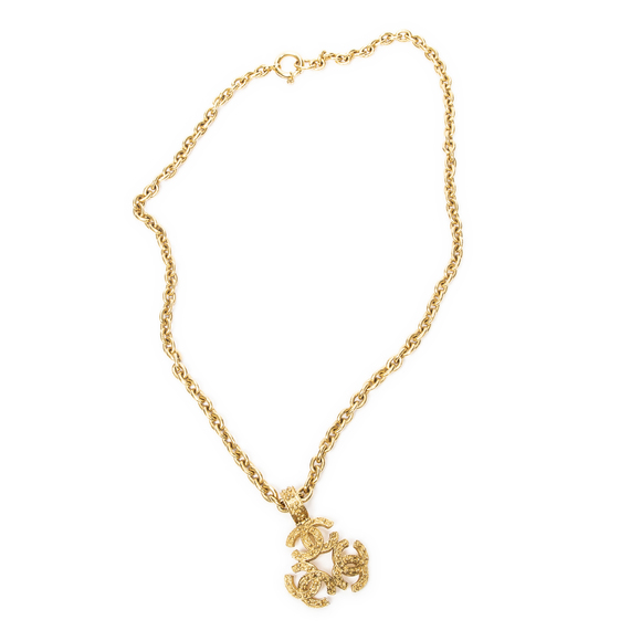 Chanel 3 CC Pendant Chain Necklace - Picture 1 of 4